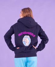 Carica l'immagine nel visualizzatore di Gallery, Felpa XS FILOMENA ( Felpata blu notte )