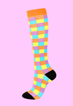 Carica l'immagine nel visualizzatore di Gallery, Calze compressive MULTICOLOR (L-XL)
