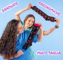 Carica l'immagine nel visualizzatore di Gallery, Calze compressive MULTICOLOR (L-XL)
