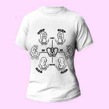 Carica l'immagine nel visualizzatore di Gallery, T-shirt Posizioni fetali