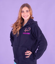 Carica l&#39;immagine nel visualizzatore di Gallery, Felpa XS  FILOMENA  ( Felpata  blu notte )
