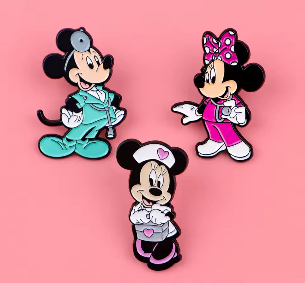 Set topolino medico (Spilla)