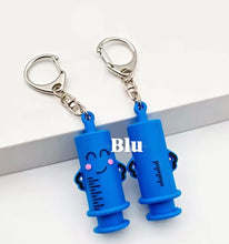Carica l&#39;immagine nel visualizzatore di Gallery, Rompi fialetta SILICONE Blu ( portachiavi )
