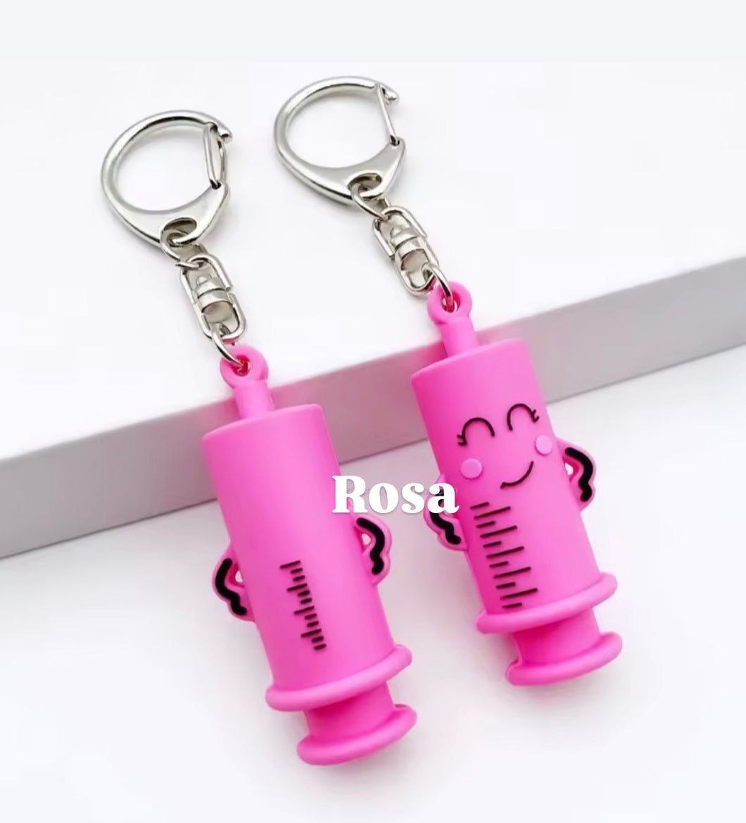 Rompi fialetta SILICONE Rosa ( portachiavi )