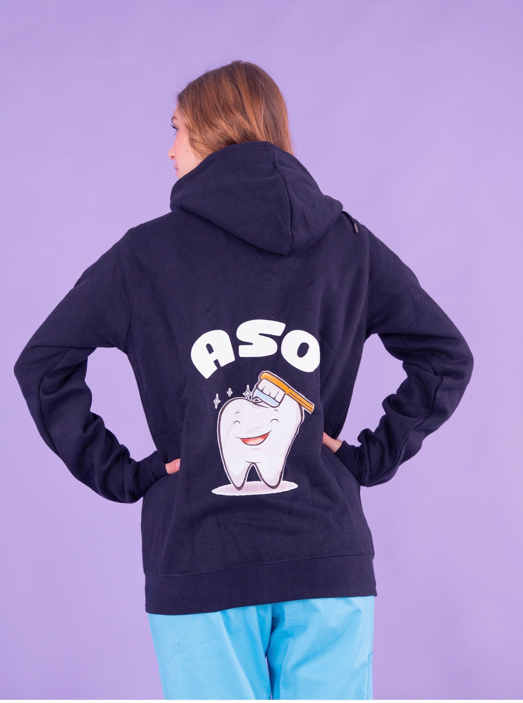 Felpa S VERONICA ( Felpata  blu notte )