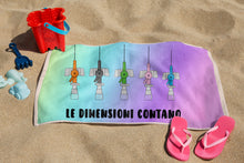 Carica l'immagine nel visualizzatore di Gallery, Telo mare le dimensioni contano

